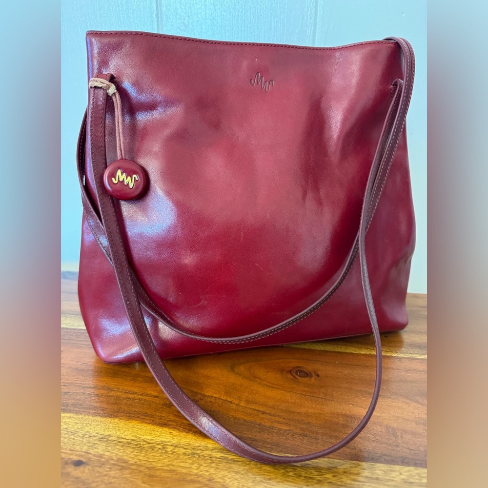 MONSAC Vintage Deep Red Purse